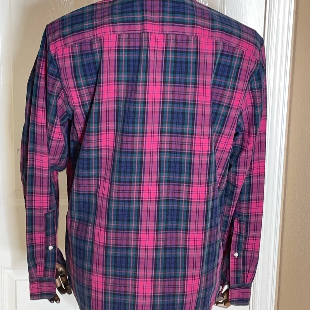Abercrombie & Fitch Shirt Mens Large Red Plaid shirt VTG​​​​​ - Picture 4 of 10